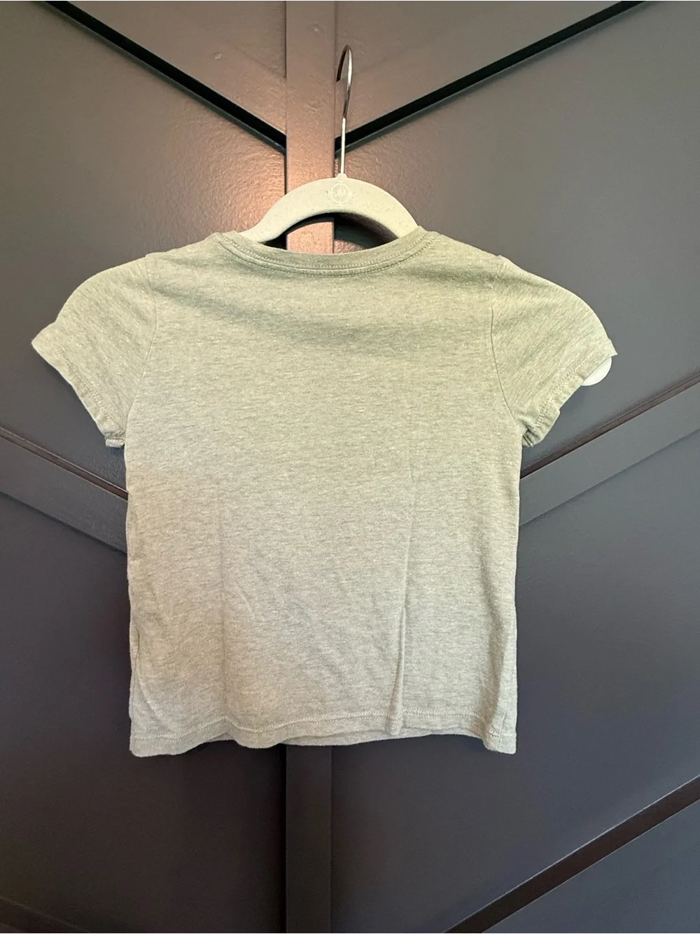 Old Navy Light Green Short-Sleeve Tee with Leopard Heart